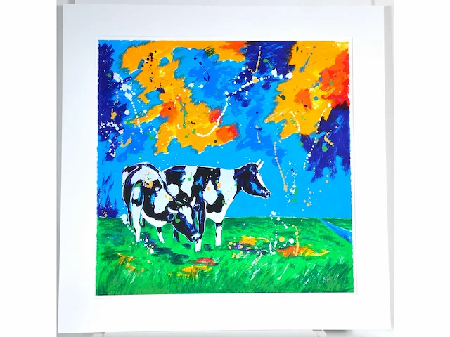Roelof hofman - conversation - zeefdruk - afbeelding 2 van  7