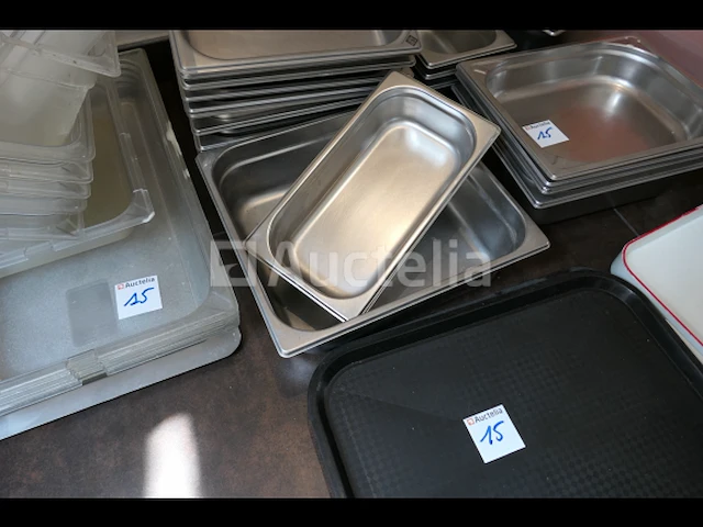 Roestvrij staal en plastic gastro, dienbladen, placemats - afbeelding 5 van  9