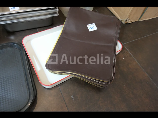 Roestvrij staal en plastic gastro, dienbladen, placemats - afbeelding 9 van  9