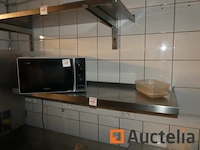 Roestvrijstalen tabletten + magnetron - afbeelding 1 van  3