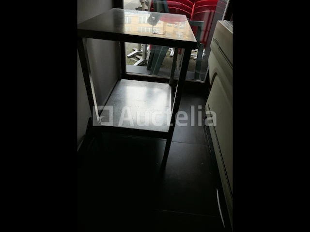 Roestvrijstalen tafel met 2 planken - afbeelding 3 van  3