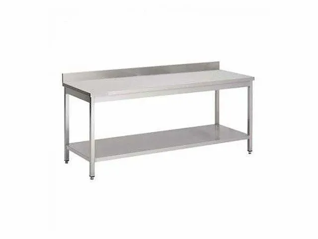 Roestvrijstalen tafel - afbeelding 1 van  2