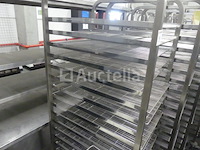 Roestvrijstalen trolley met 20 niveaus