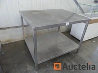 Roestvrijstalen werktafel - afbeelding 2 van  3