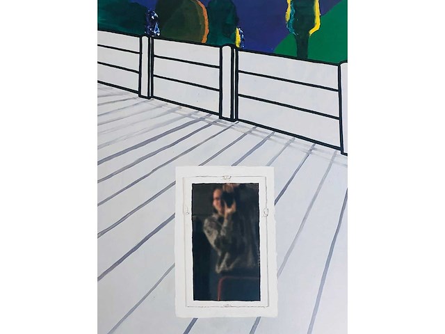 Roger raveel - alleen op de koer - offset - afbeelding 4 van  7