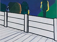 Roger raveel - alleen op de koer - offset - afbeelding 5 van  7