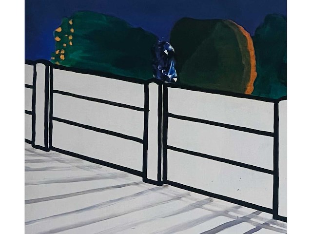 Roger raveel - alleen op de koer - offset - afbeelding 6 van  7