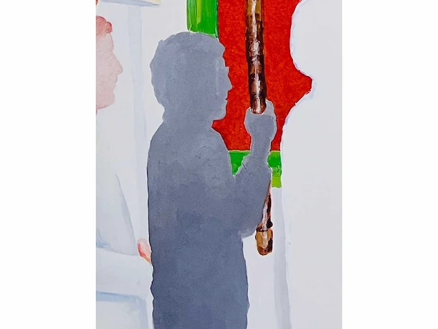 Roger raveel - beerveldeprocessie - offset - afbeelding 7 van  9