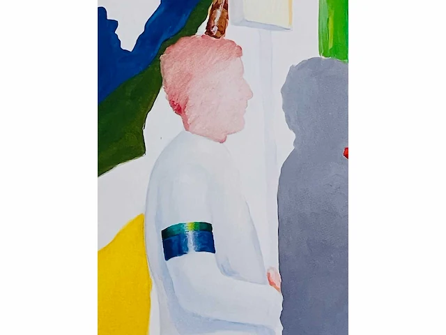 Roger raveel - beerveldeprocessie - offset - afbeelding 8 van  9