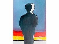 Roger raveel - bezinning bij de weerschijn in kleuren verzadigd - offset - afbeelding 4 van  6