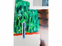 Roger raveel - boom met spiegel in mijn tuin - offset - afbeelding 3 van  5