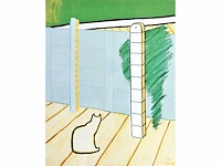 Roger raveel - de kat in mijn tuin - offset - afbeelding 2 van  6