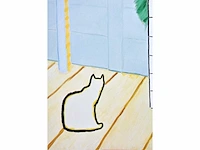 Roger raveel - de kat in mijn tuin - offset - afbeelding 4 van  6