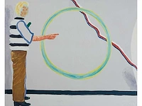 Roger raveel - de schepping van de cirkel - offset - afbeelding 2 van  5