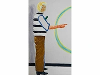 Roger raveel - de schepping van de cirkel - offset - afbeelding 4 van  5