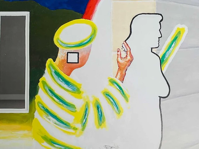Roger raveel - de schepping van de vrouw - offset - afbeelding 1 van  7
