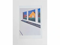 Roger raveel - doorkijk met machelenkerk - offset - afbeelding 5 van  7