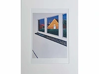 Roger raveel - doorkijk met machelenkerk - offset - afbeelding 6 van  7
