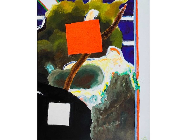 Roger raveel - een gelukkige dag - offset - afbeelding 10 van  13