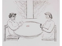 Roger raveel - en wat brengt de toekomst? - hand ingekleurde ets - afbeelding 1 van  9