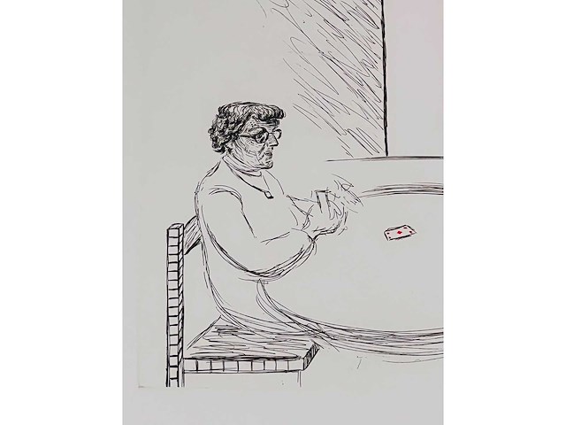 Roger raveel - en wat brengt de toekomst? - hand ingekleurde ets - afbeelding 2 van  9