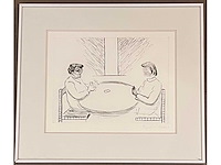 Roger raveel - en wat brengt de toekomst? - hand ingekleurde ets - afbeelding 5 van  9