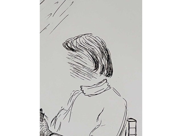 Roger raveel - en wat brengt de toekomst? - hand ingekleurde ets - afbeelding 8 van  9