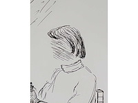 Roger raveel - en wat brengt de toekomst? - hand ingekleurde ets - afbeelding 8 van  9