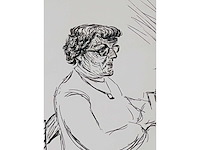 Roger raveel - en wat brengt de toekomst? - hand ingekleurde ets - afbeelding 9 van  9