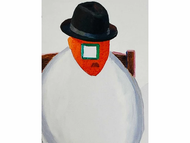 Roger raveel - fernando pessoa - offset - afbeelding 1 van  6