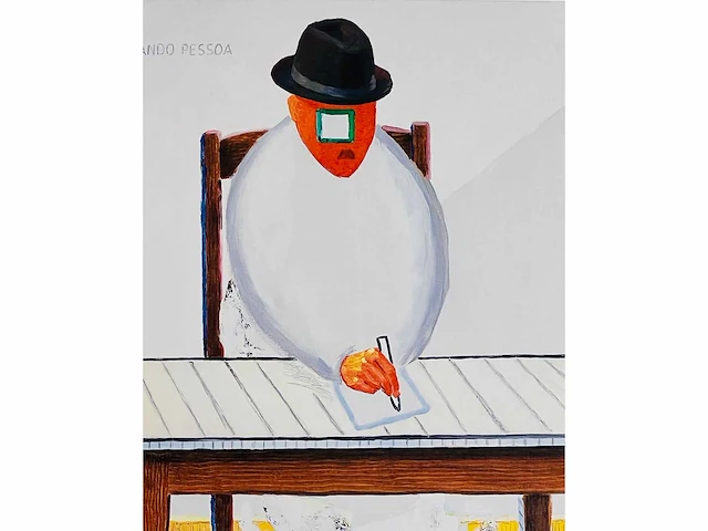 Roger raveel - fernando pessoa - offset - afbeelding 4 van  6