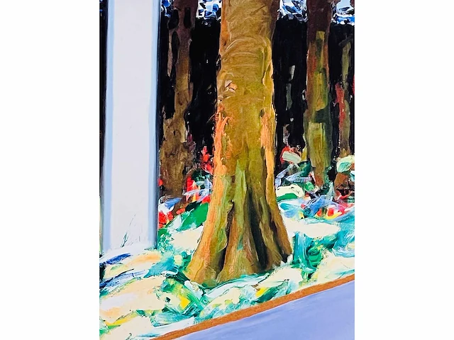 Roger raveel - het bos - offset - afbeelding 2 van  7