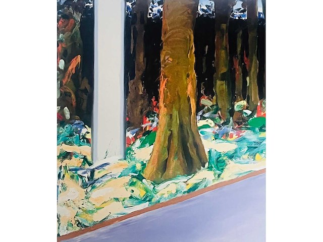 Roger raveel - het bos - offset - afbeelding 3 van  14