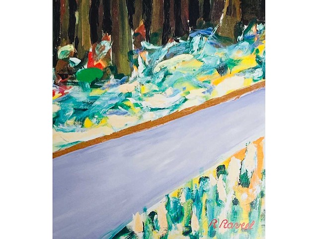 Roger raveel - het bos - offset - afbeelding 10 van  14