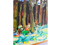 Roger raveel - het bos - offset - afbeelding 12 van  14