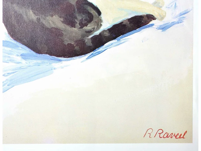Roger raveel - hoe de kat zich kromt - offset - afbeelding 3 van  5