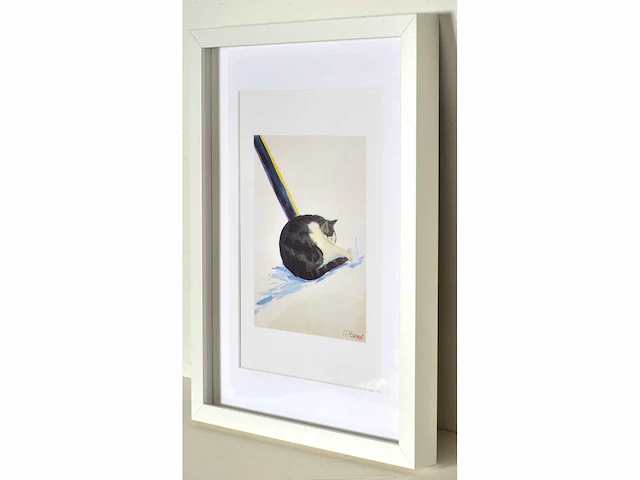 Roger raveel - hoe de kat zich kromt - offset - afbeelding 5 van  5