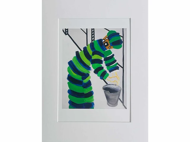 Roger raveel - man, emmer, enz. - offset - afbeelding 2 van  5