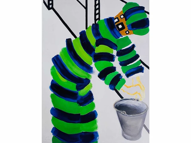 Roger raveel - man, emmer, enz. - offset - afbeelding 3 van  5