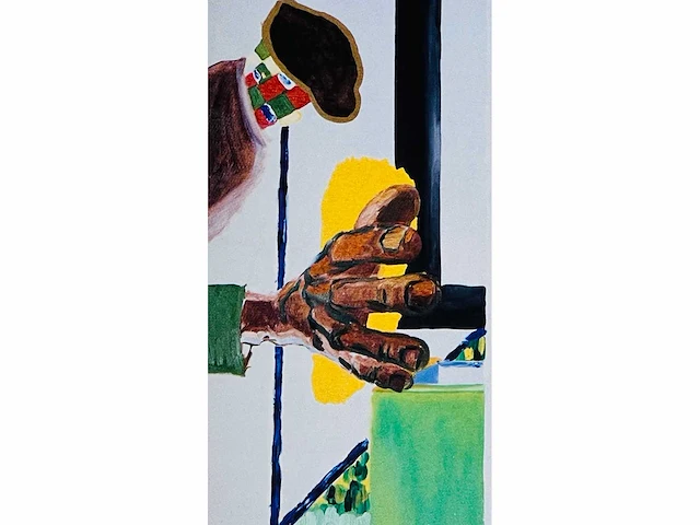 Roger raveel - man en kar - offset - afbeelding 3 van  6