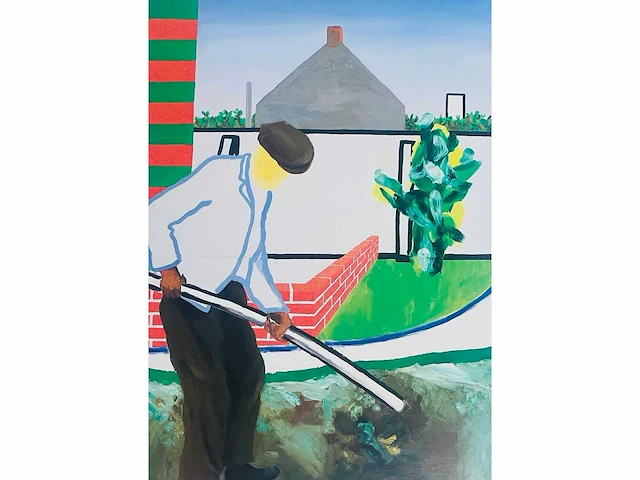 Roger raveel - mijn tuinman, maar laat dit een hulde zijn aan de vlaamse expressionisten - offset - afbeelding 1 van  7
