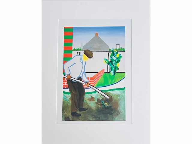 Roger raveel - mijn tuinman, maar laat dit een hulde zijn aan de vlaamse expressionisten - offset - afbeelding 3 van  7