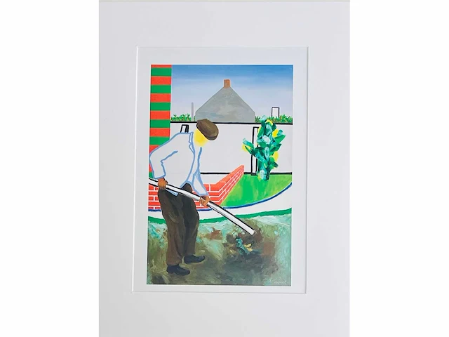 Roger raveel - mijn tuinman, maar laat dit een hulde zijn aan de vlaamse expressionisten - offset - afbeelding 4 van  7