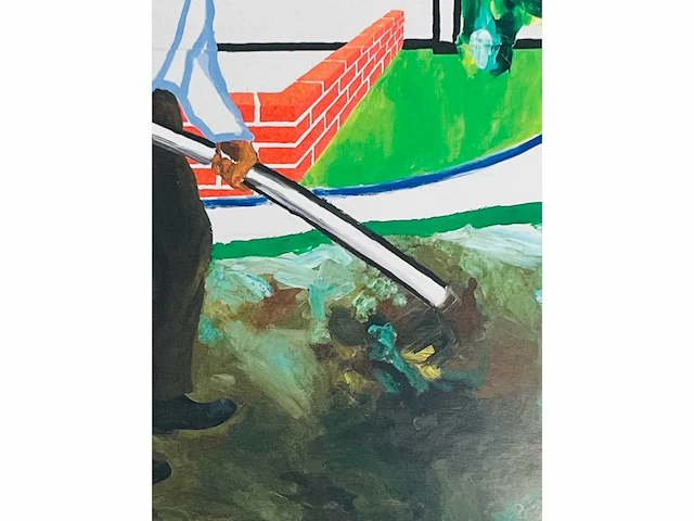 Roger raveel - mijn tuinman, maar laat dit een hulde zijn aan de vlaamse expressionisten - offset - afbeelding 7 van  7