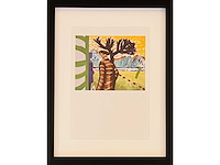 Roger raveel - ontmoeting met het blauw van de vrouw - offset - afbeelding 2 van  11