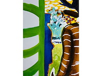 Roger raveel - ontmoeting met het blauw van de vrouw - offset - afbeelding 1 van  11