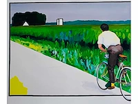 Roger raveel - op weg naar zijn geliefde - offset - afbeelding 3 van  6