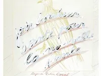 Roger raveel - originele aquarel - afbeelding 1 van  1