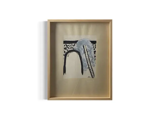 Roger raveel - originele aquarel - afbeelding 1 van  1