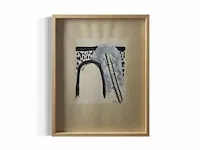 Roger raveel - originele aquarel - afbeelding 1 van  1